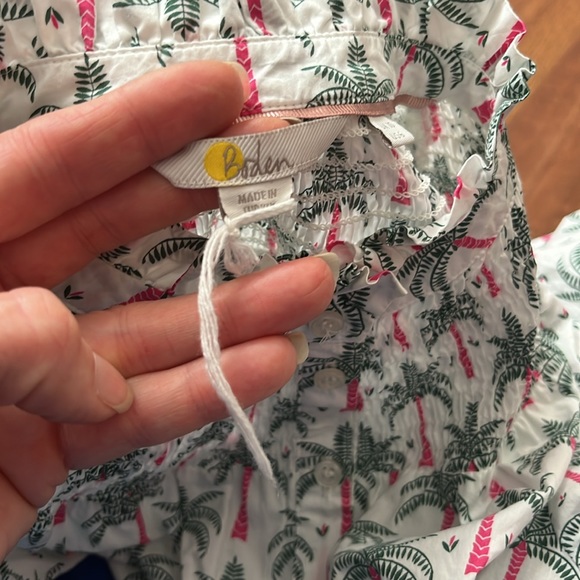 Like new Boden palm tree blouse - Picture 12 of 15